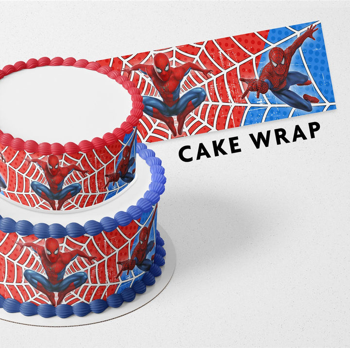 Spider Man Super Strips Edible Cake Toppers Cake Wraps