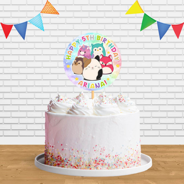 Squishmallow Cake Topper Centerpiece Birthday Party Decorations