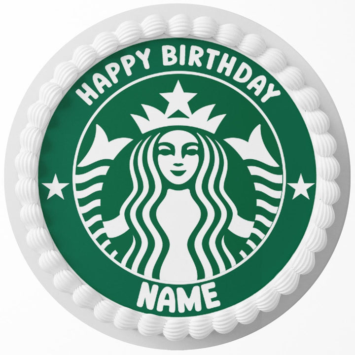 Starbucks OG G Edible Cake Toppers Round