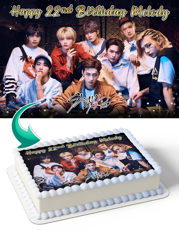 Stray Kids KPop Band Edible Cake Toppers