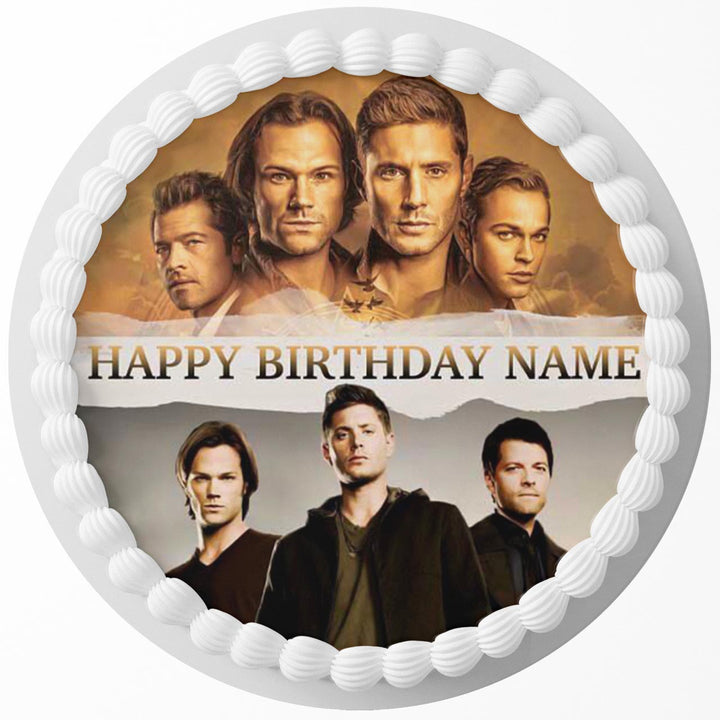 Supernatural SP Edible Cake Toppers Round