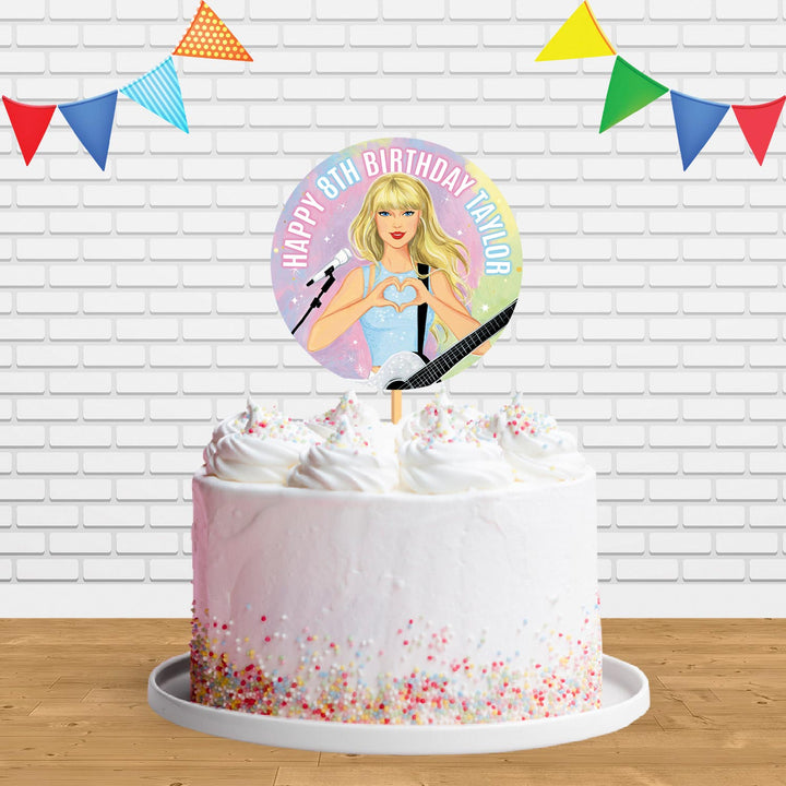 Taylor Swift A Little Golden Book Biography Ct Cake Topper Centerpiece Birthday Party Decorations