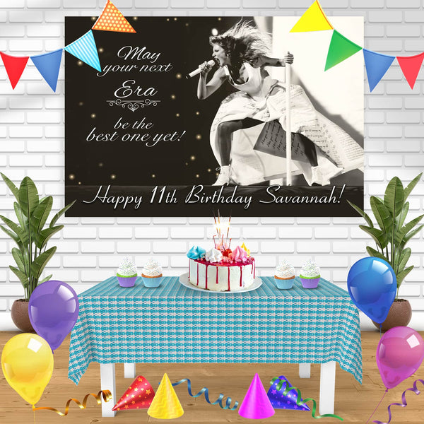 Taylor Swift May Your Next Era Be The Best One Yet Bn Birthday Banner Personalized Party Backdrop Decoration