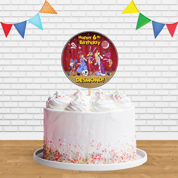 The Amazing Digital Circus Ct Cake Topper Centerpiece Birthday Party Decorations