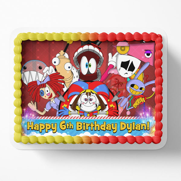 The Amazing Digital Circus NF Edible Cake Toppers