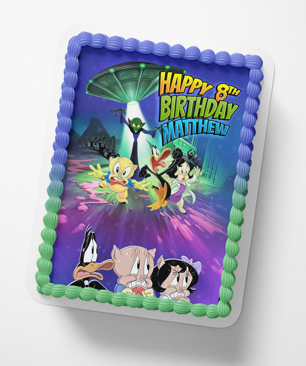 The Day the Earth Blew Up Looney Tunes Edible Cake Toppers