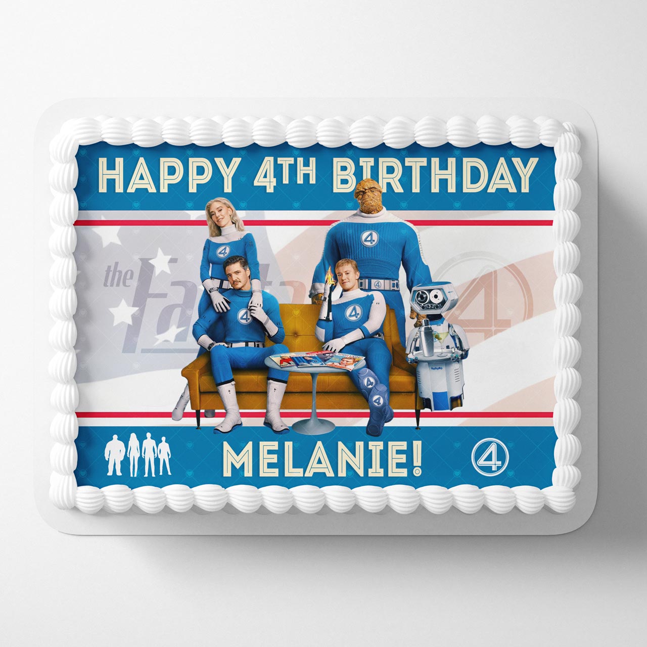 The Fantastic Four First Steps Edible Cake Toppers – Ediblecaketopper