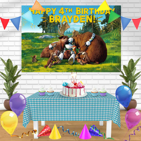 The Wild Robot The Journey Of A Robot Birthday Banner Personalized Party Backdrop Decoration