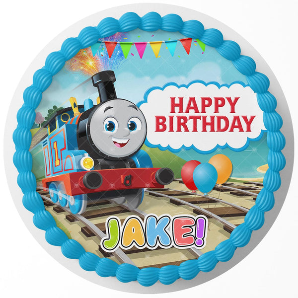 Thomas and Friends Edible Cake Toppers Round