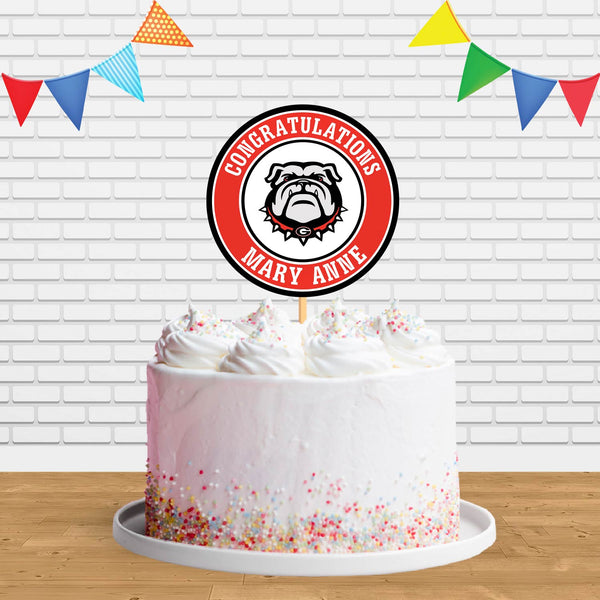 University of Georgia Athletics Georgia Bulldogs Ct Cake Topper Centerpiece Birthday Party Decorations