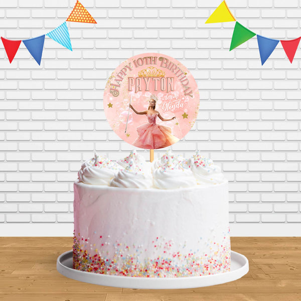 Wicked Movie Princess Glinda rd Inspired Cake Topper Centerpiece Birthday Party Decorations