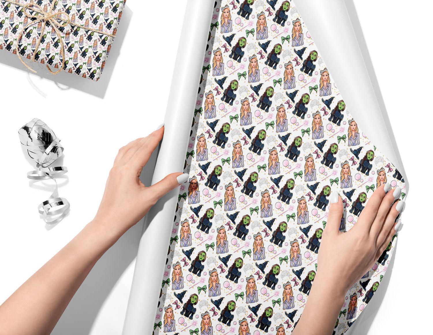 Wicked Rapping Paper Wicked 2025 Gift Wrapping Paper 58x23 Inches Roll – Ediblecaketopper