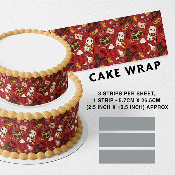 Wizard Hat Magic School Edible Cake Toppers Cake Wraps