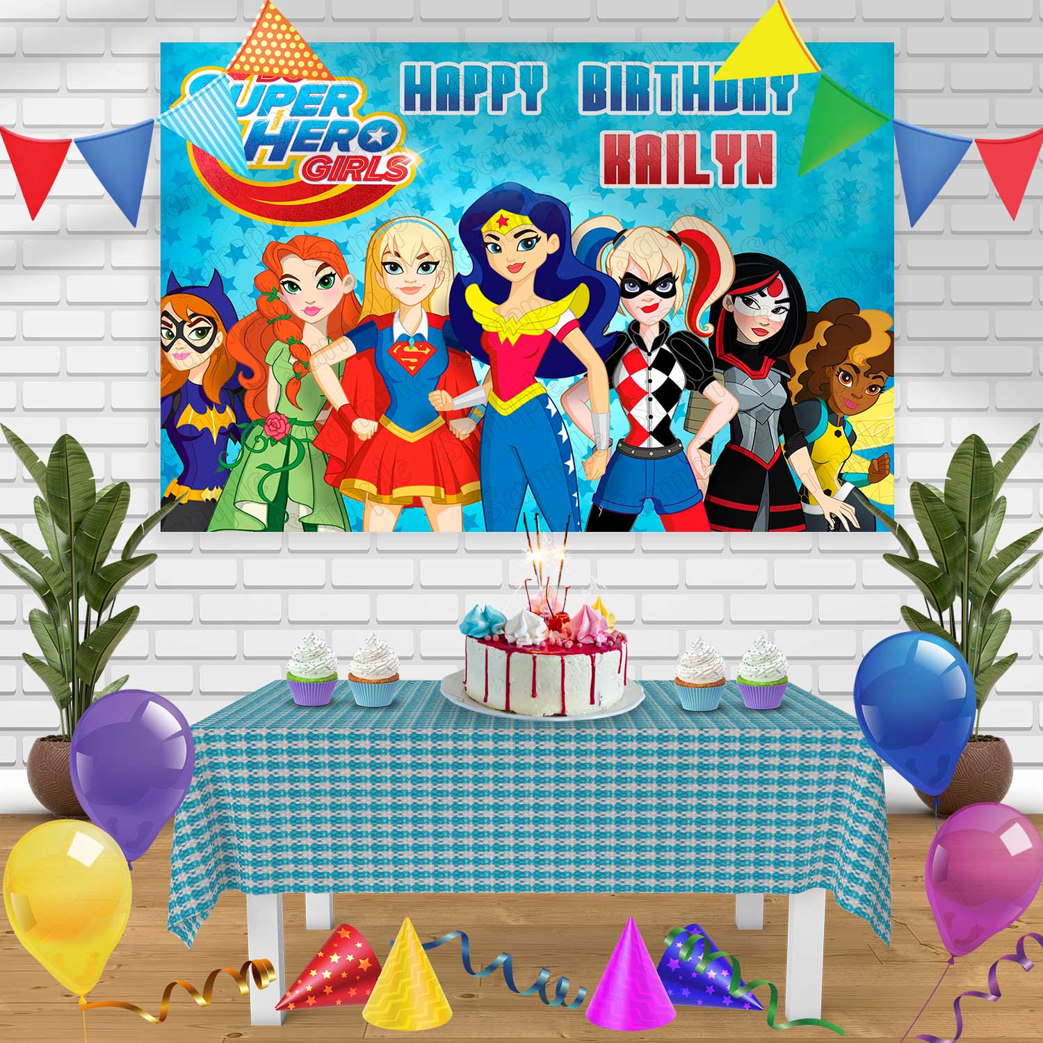 DC Superheroes Party Pack For Girls - 3 Kids Costumes