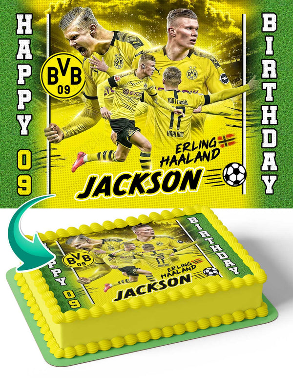 Erling Haaland Edible Cake Toppers