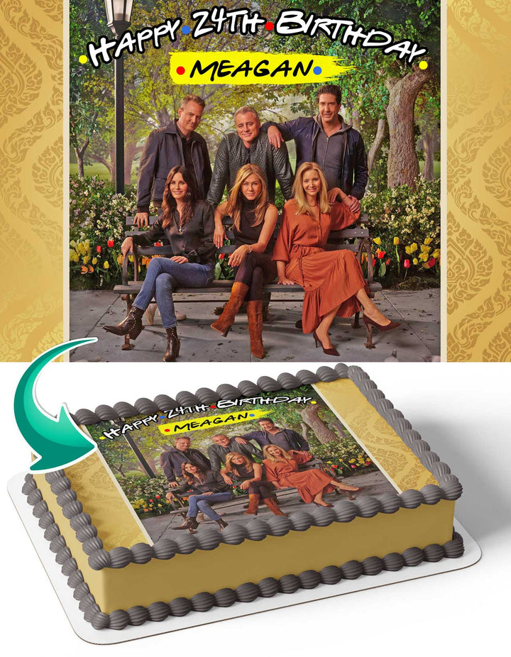 Friends The Reunion Edible Cake Toppers