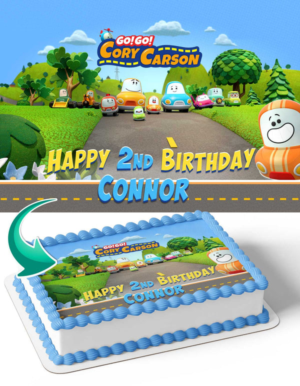 Go Go Cory Carson Edible Cake Toppers