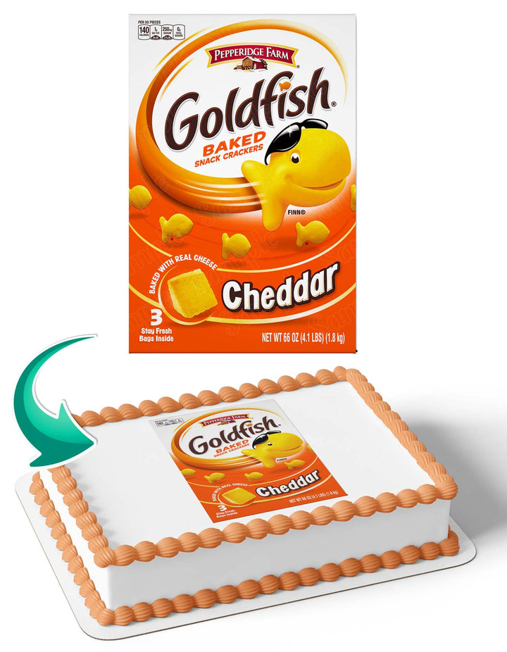 Goldfish Cracker Cake Deco Edible Cake Toppers