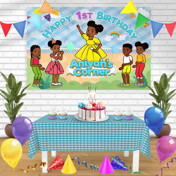 Gracie s Corner Sing Bn Birthday Banner Personalized Party Backdrop Decoration