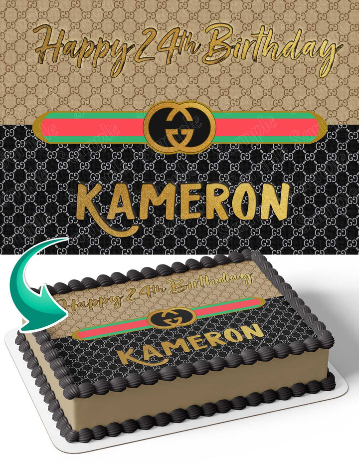 Gucci G2 Edible Cake Toppers