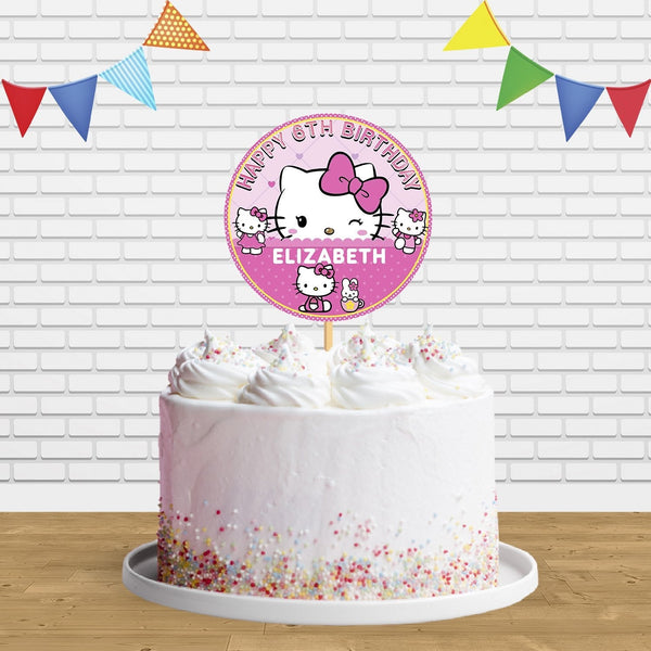 Hello Kitty Cake Topper Centerpiece Birthday Party Decorations