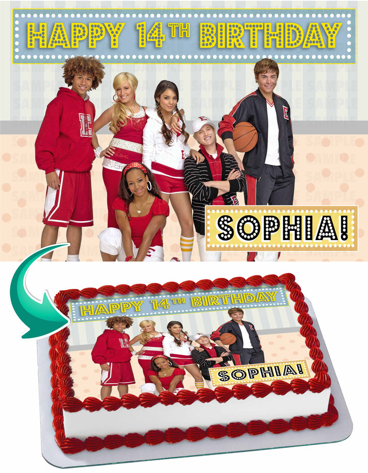 High School Musical Edible Cake Toppers