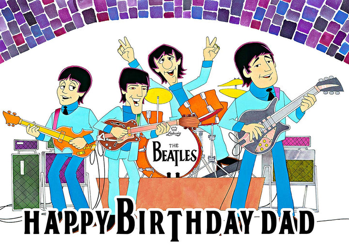 The Beatles Edible Cake Toppers