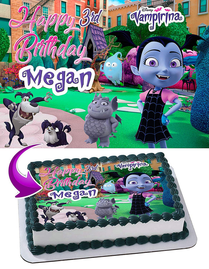 Vampirina Edible Cake Toppers