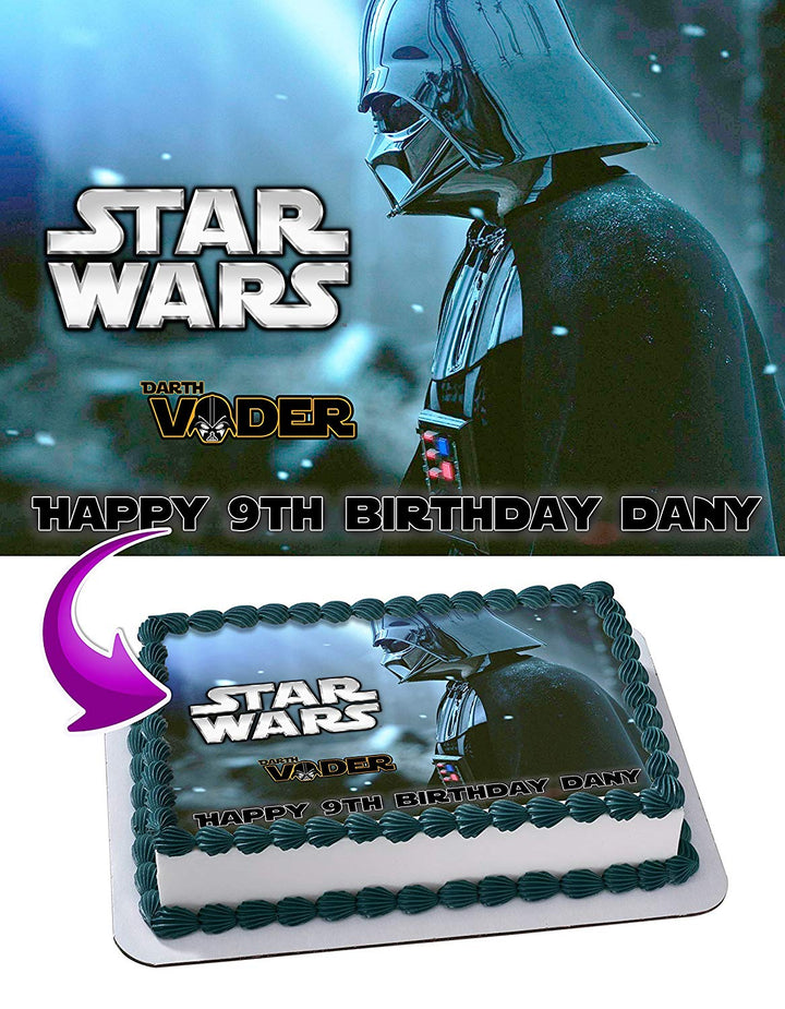 Anakin Skywalker Darth Vader Edible Cake Toppers