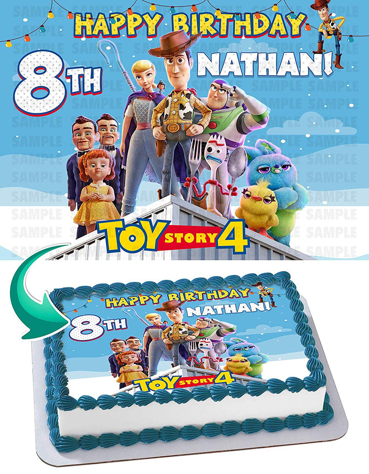 Toy Story 4 Edible Cake Toppers