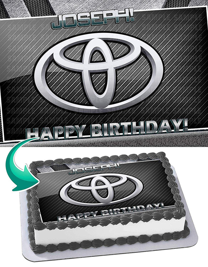 Toyota Edible Cake Toppers