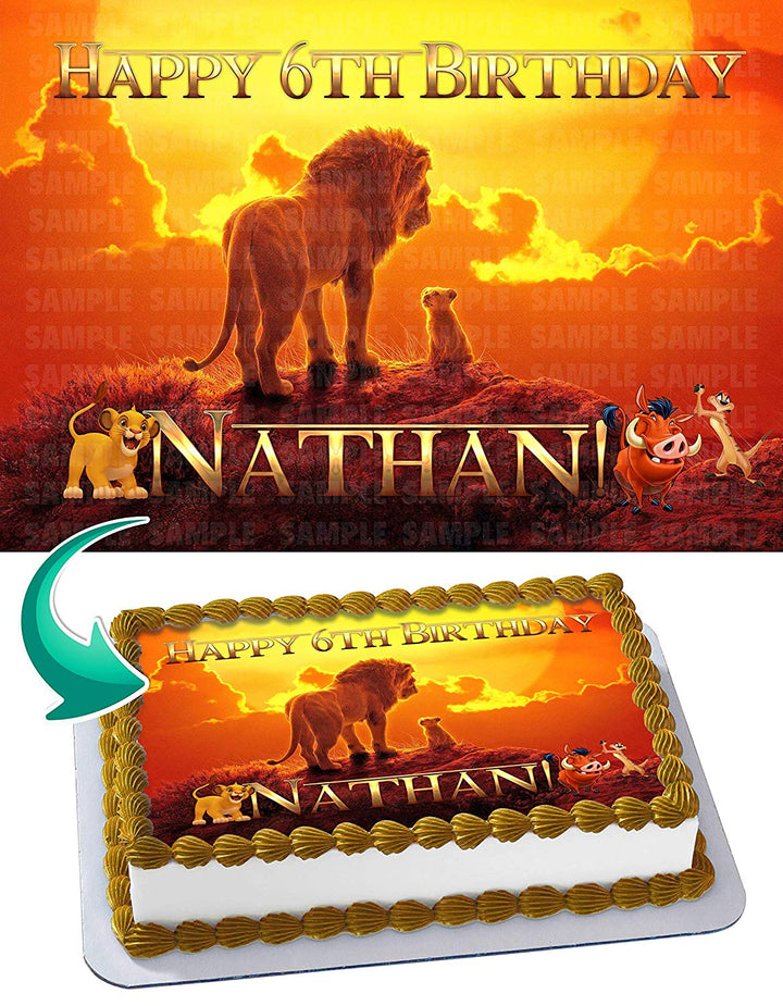 The Lion King Edible Cake Toppers
