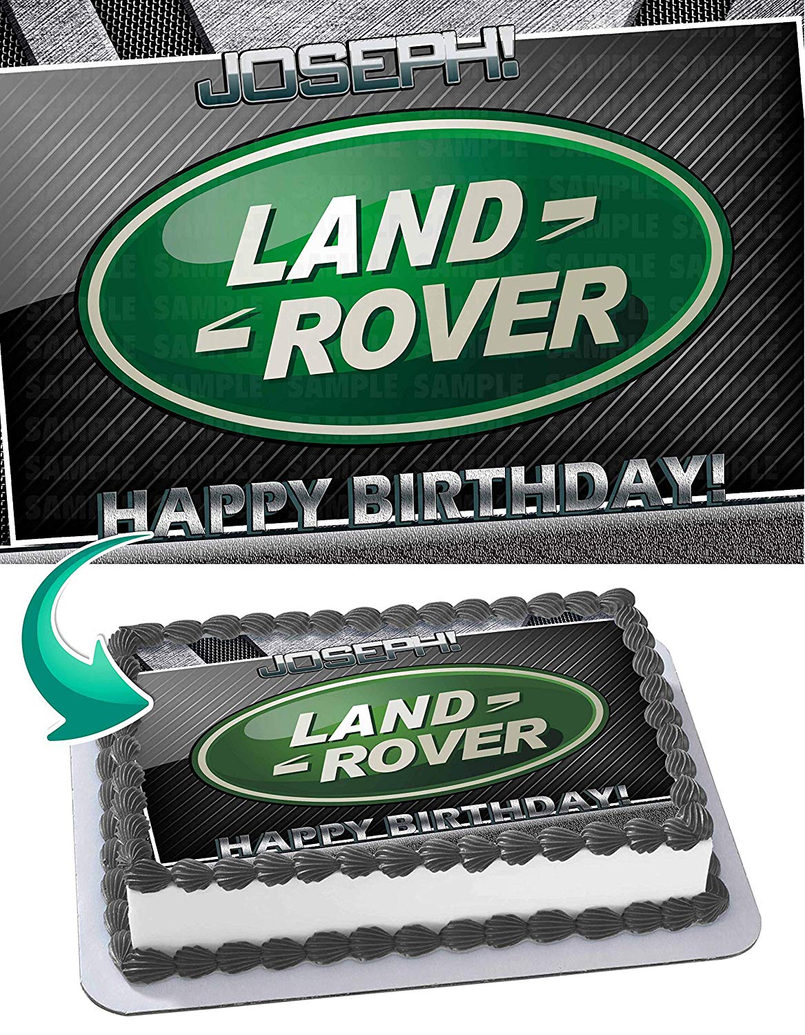 Land Rover Edible Cake Toppers – Ediblecaketopper