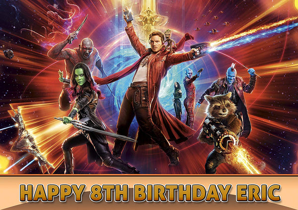 Guardians of the Galaxy Marvel Edible Cake Toppers