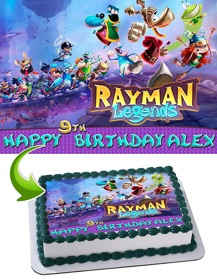 Rayman Cake Rayman Legends Edible Cake Toppers – Ediblecaketopper