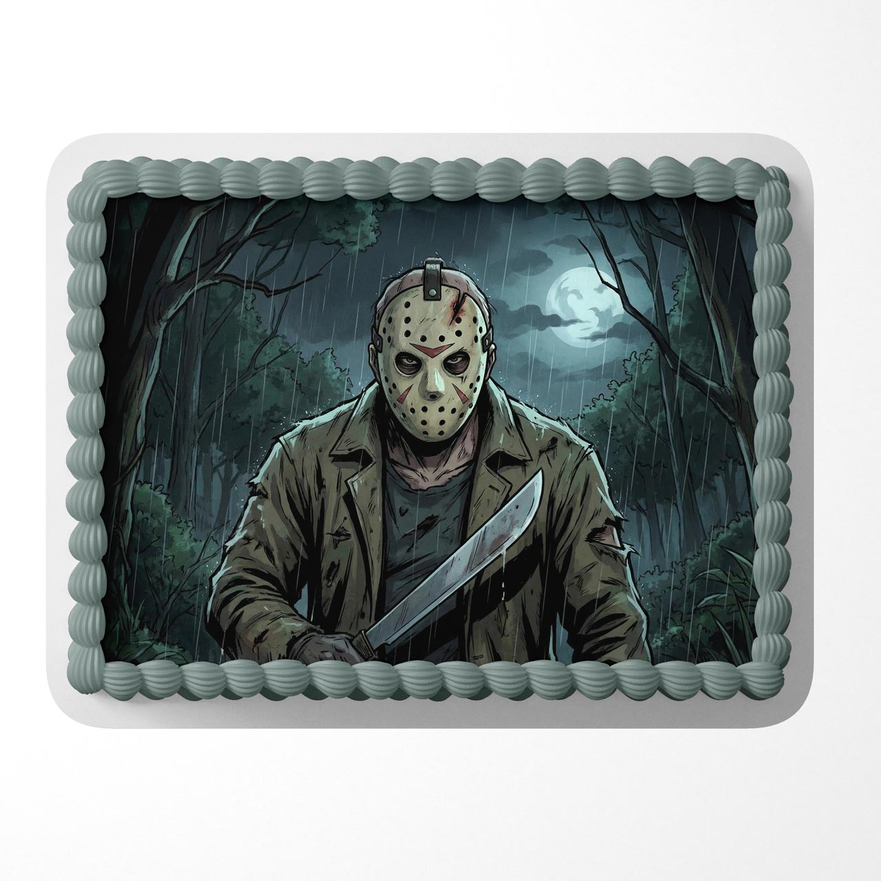 Jason Voorhees SNK Edible Cake Topper | Personalized Birthday Sheet ...