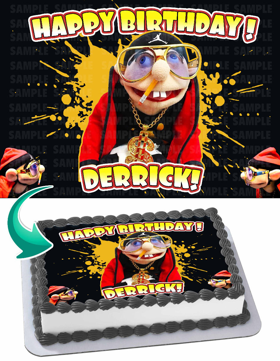 Jeffy Rapper Font Jeffy The Rapper Edible Cake Toppers – Ediblecaketopper