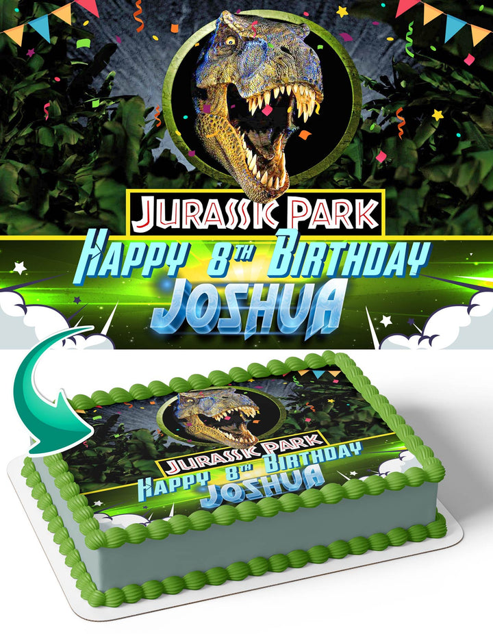 Jurassic Park TRex Edible Cake Toppers