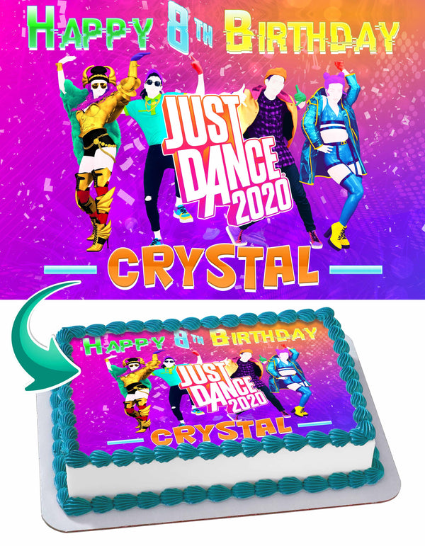 Just Dance Edible Cake Toppers