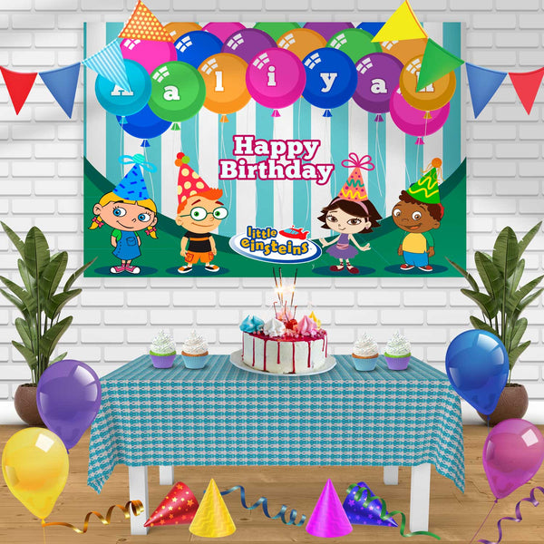 Little Einsteins 3 Birthday Banner Personalized Party Backdrop Decoration