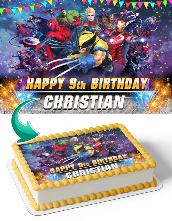 Marvel Ultimate Alliance JK Edible Cake Toppers