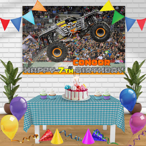 MAXD Birthday Banner Personalized Party Backdrop Decoration