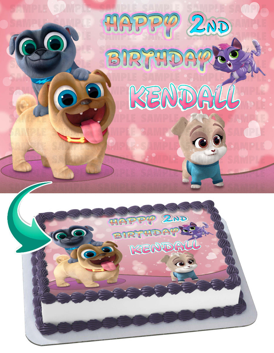 Puppy tread Dog Pals Cake Topper