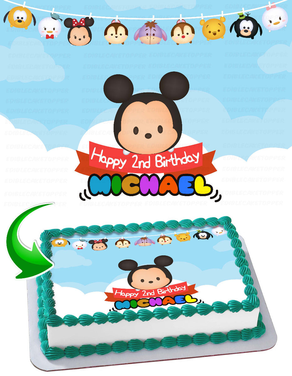 Disney Tsum Tsum Edible Cake Toppers – Edible Cake Topper Corp