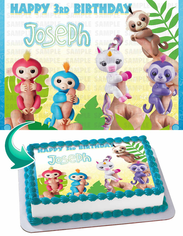 Fingerlings Edible Cake Toppers