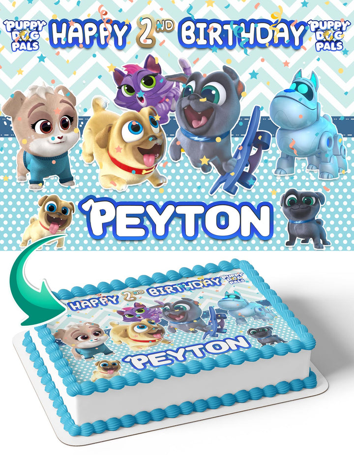 Puppy Dog Pals PDP Edible Cake Toppers