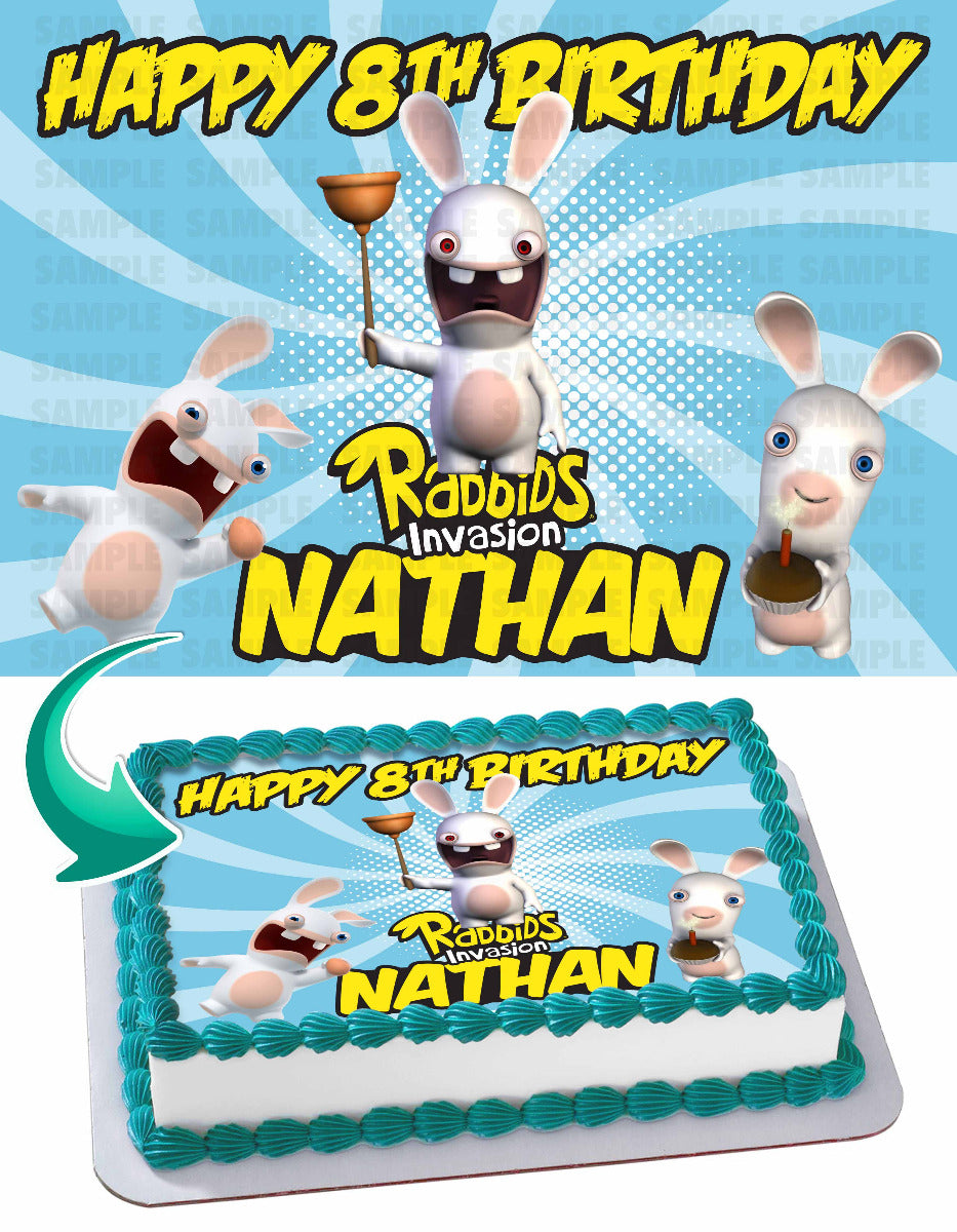 Rabbids Invasion Edible Cake Toppers – Ediblecaketopper