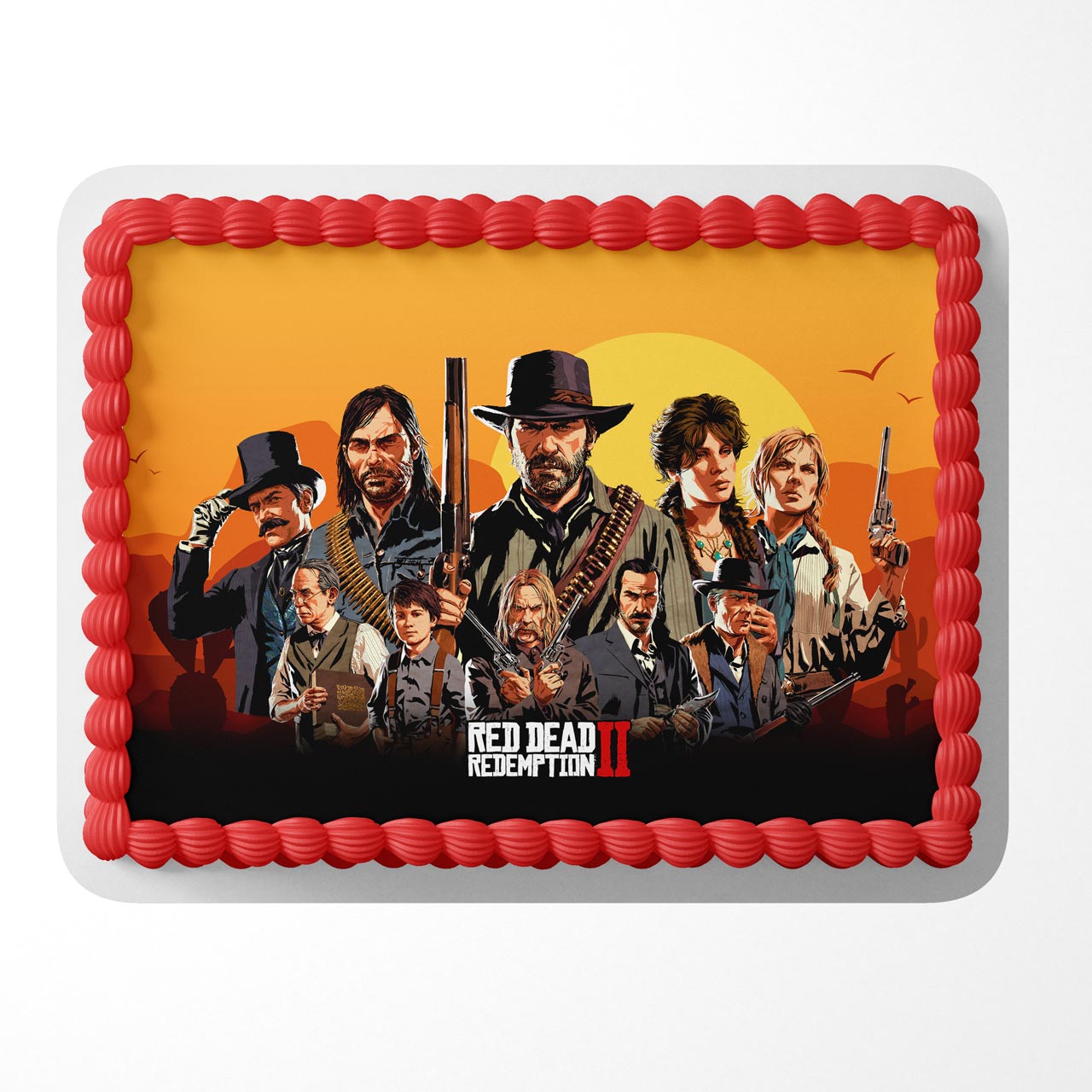 Red Dead Redemption RRD Edible Cake Topper | Personalized Birthday ...