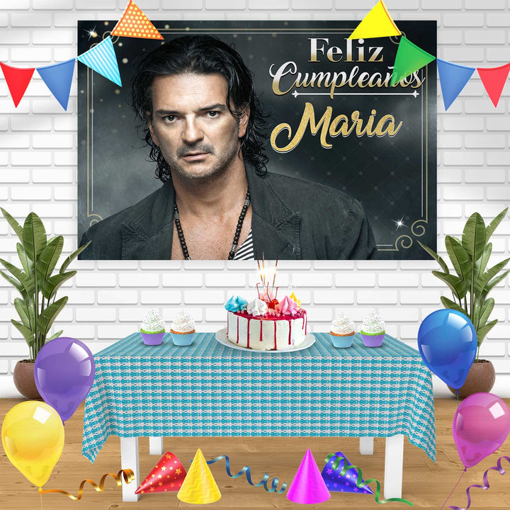 Ricardo Arjona Bn Birthday Banner Personalized Party Backdrop Decoration