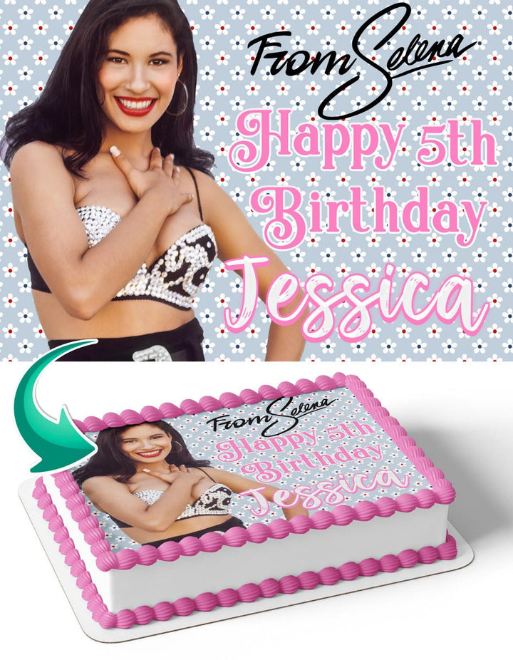 Selena Quintanilla Edible Cake Toppers